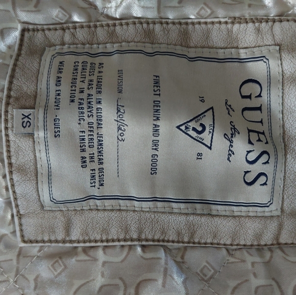 Leather faux fur jacket GUESS - Picture 5 of 5